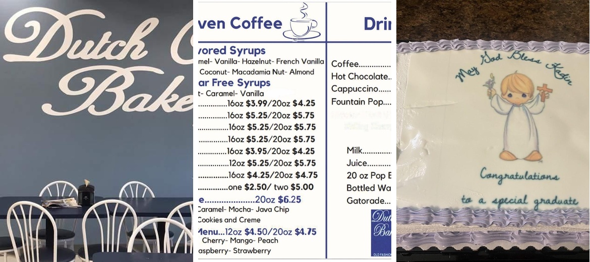 Dutch Oven Bakery & Coffee Shop Menu