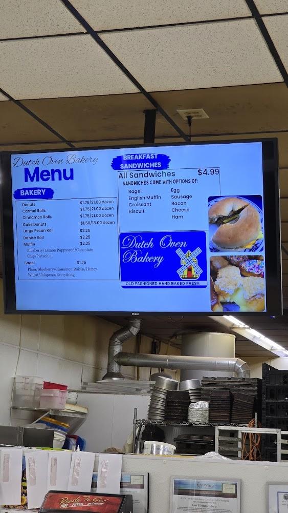 Dutch Oven Bakery & Coffee Shop Menu image 1